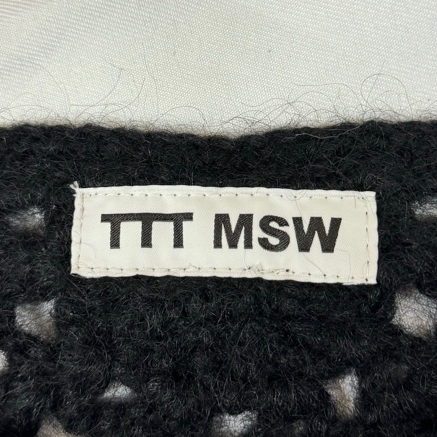 定価63800円 新品 TTT_MSW 23SS Spider Handmade Knit スパイダー ...