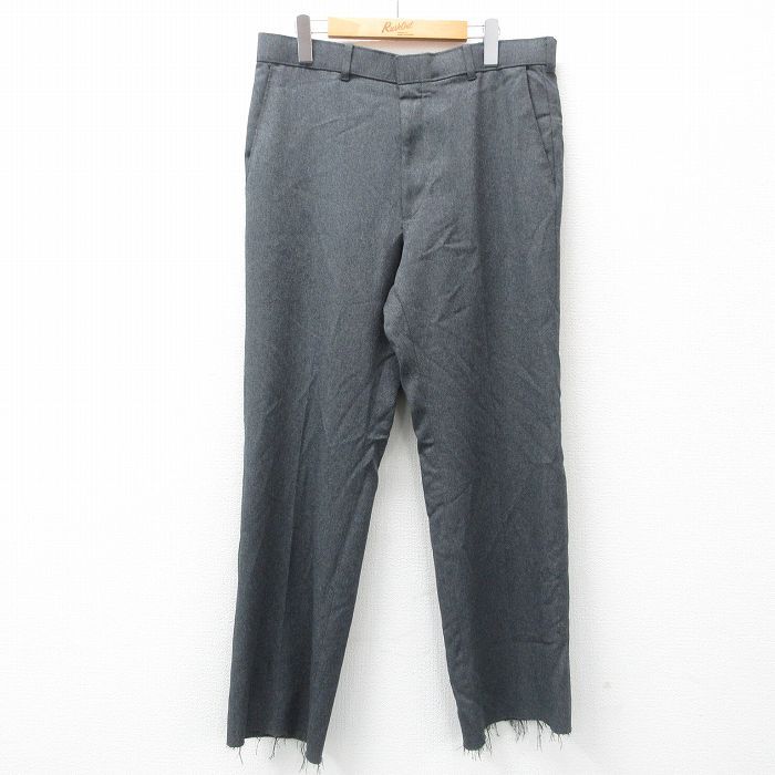 80s リーバイス アクションスラックス グレー W35 ヴィンテージ 古着 W35/古着 リーバイス Levis アクション スラックス パンツ