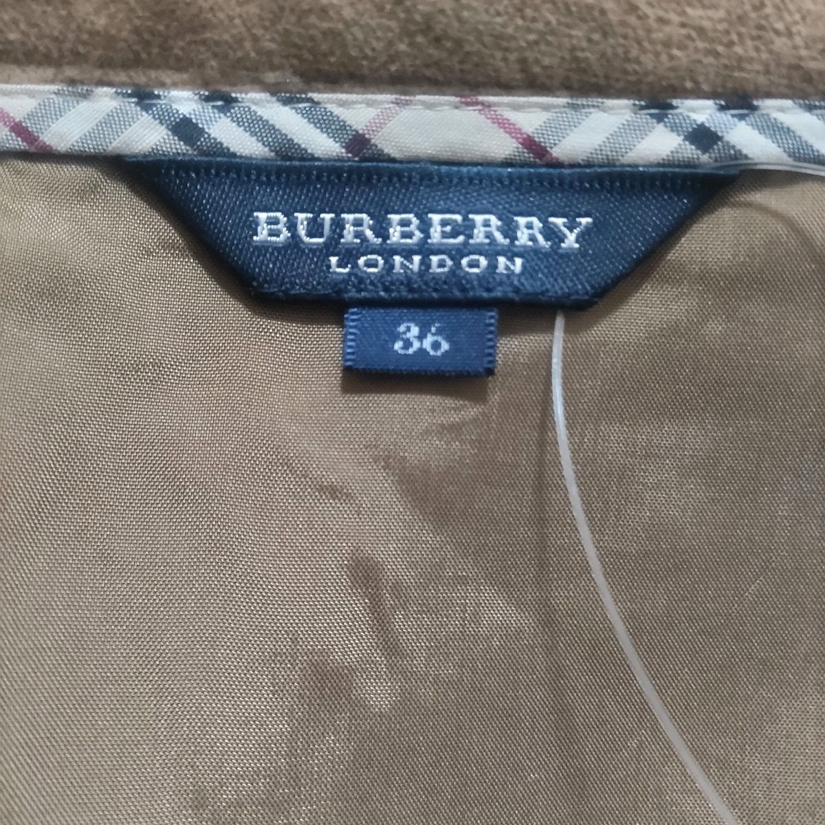 Burberry LONDON(バーバリーロンドン) スカート サイズ36 M レディース美品 - ブラウン ひざ丈
