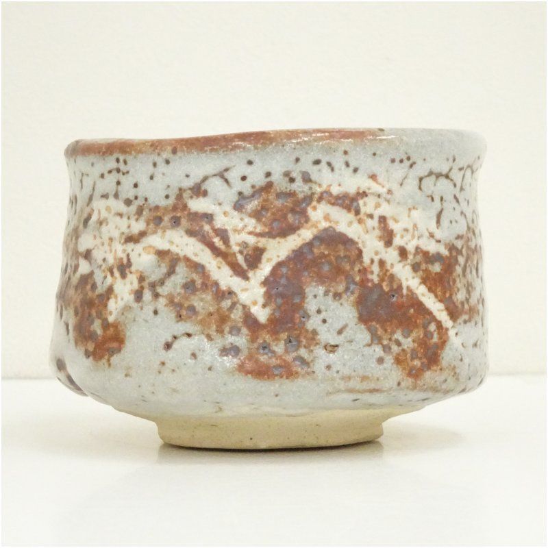 瑞峯造 鼠志野茶碗（共箱） 茶道 抹茶 おしゃれ 抹茶茶碗 抹茶碗 和