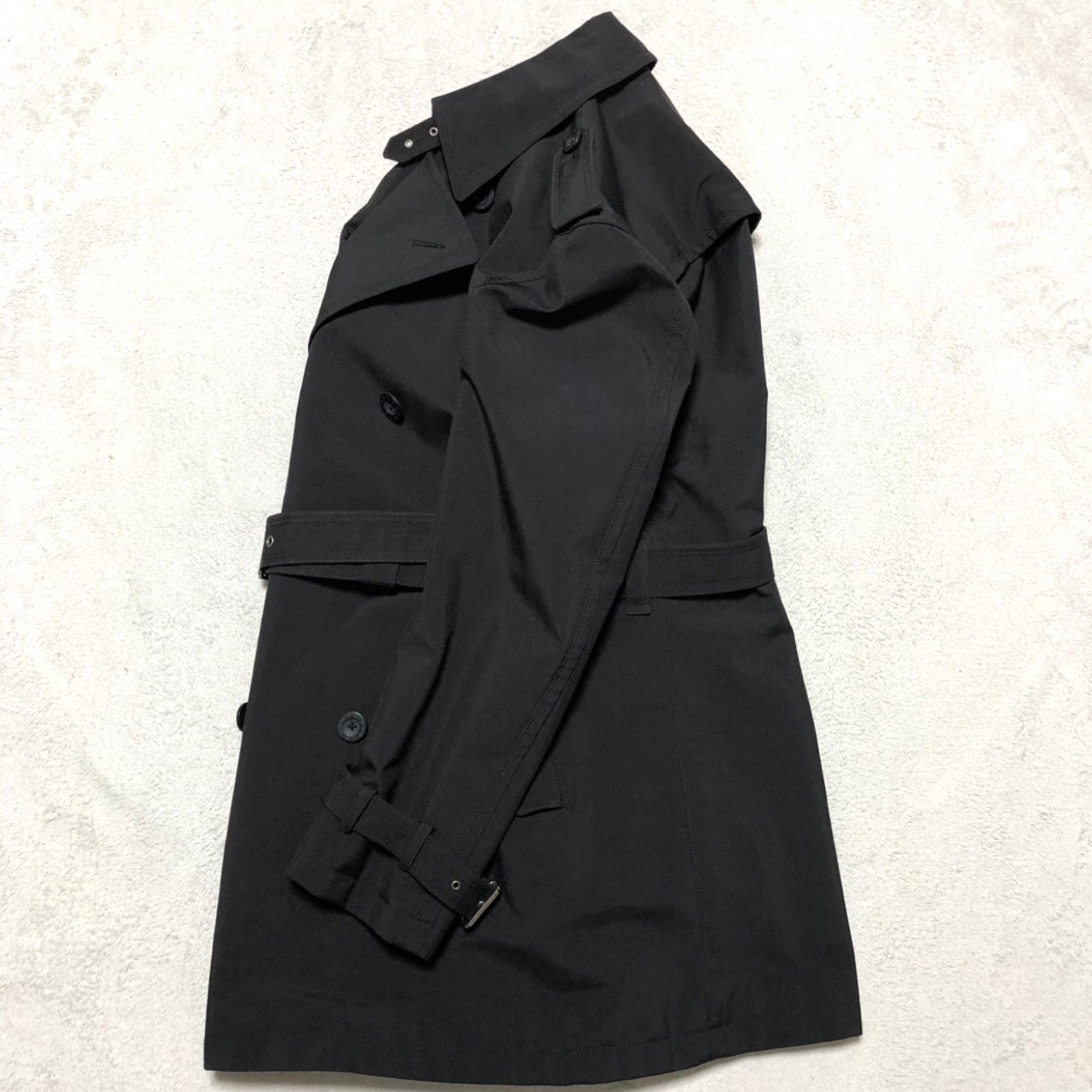 BURBERRY BLACK LABEL トレンチコート ダブルブレスト ノバチェック 