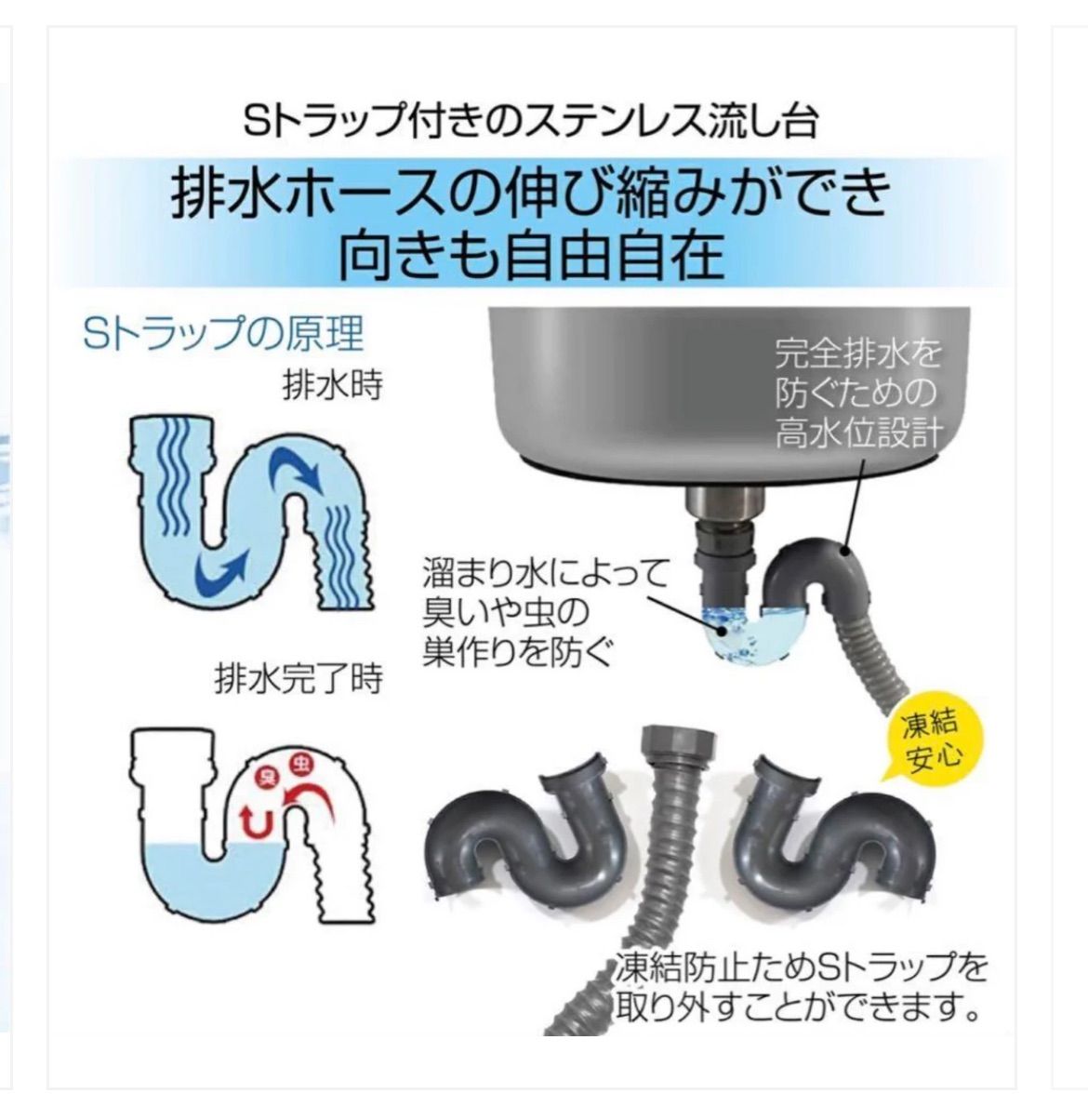 ステンレス製シンク
