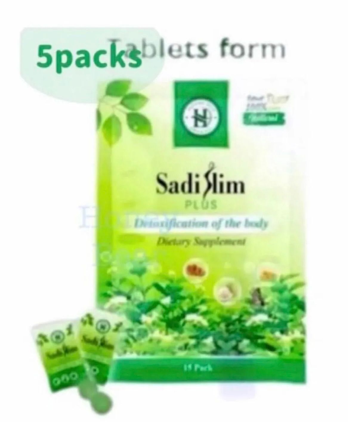 ?Sadi Slim PLUS tablets サディスリム プラス タブレット 5bags Saffron Extract Supplement プレゼント
