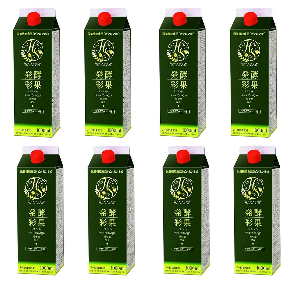 フジスコ 発酵彩果 キウイ味 1000ml × 8本セット キウイ キューイ キウイフルーツ