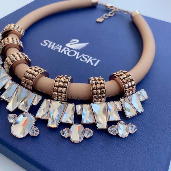 美品正規品】SWAROVSKI スワロフスキー社製 チョーカーネックレス