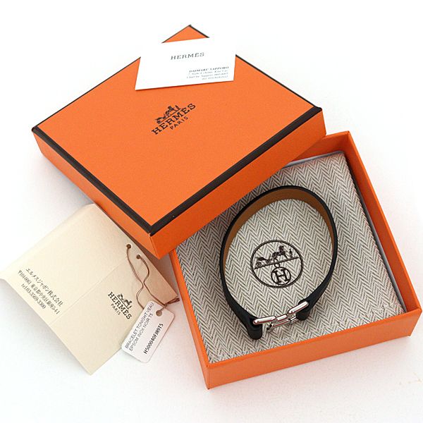 エルメス HERMES レザーブレスレット トゥナイト ヴォー