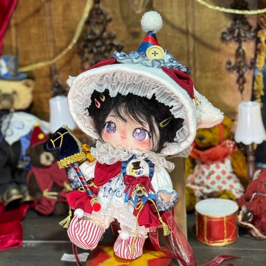 20cm ぬいぐるみ服 着せ替え 推し活 豪華 フルセット ぬい活 推し活 推しぬい 綿人形 棉花娃娃 ちびぬい服 ちびぐるみ コットンドール cotton doll-A1210
