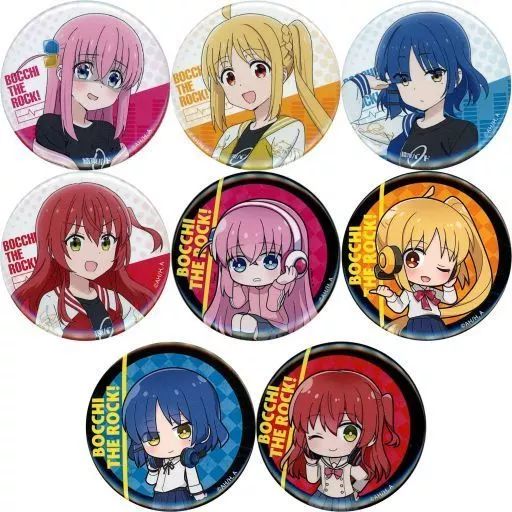 【】バッジ・ピンズ 全8種セット 「ぼっち・ざ・ろっく! POP UP SHOP トレーディング缶バッジ」