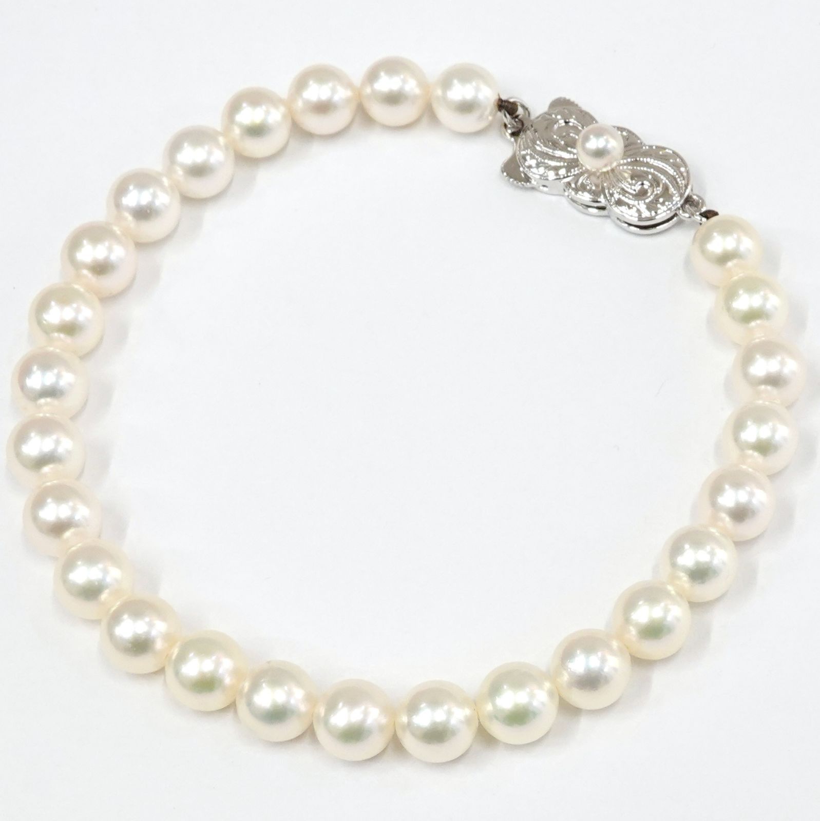 MIKIMOTO ミキモト あこや真珠 パール 約6.0-6.5mm ブレスレット 