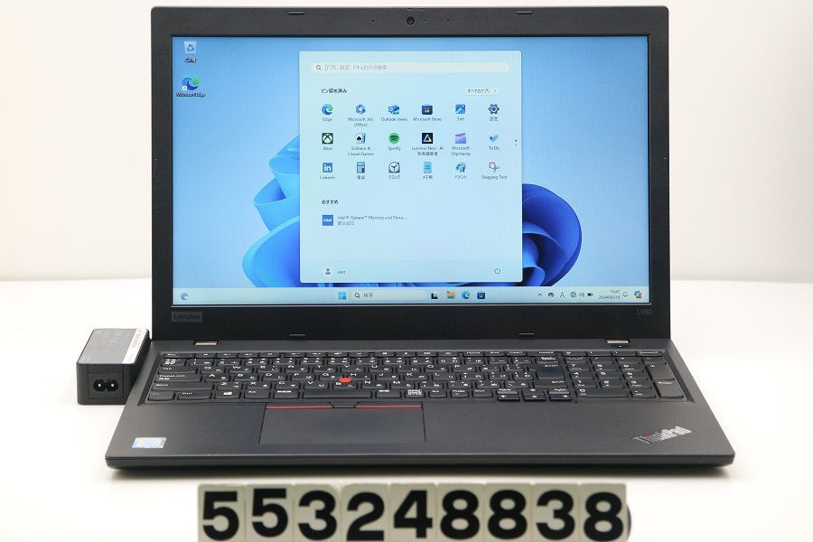 Lenovo ThinkPad L590 Core i3 8145U 2.1GHz/8GB/256GB(SSD)/15.6W/FWXGA(1366x768)/Win11  【553248838】 - メリット