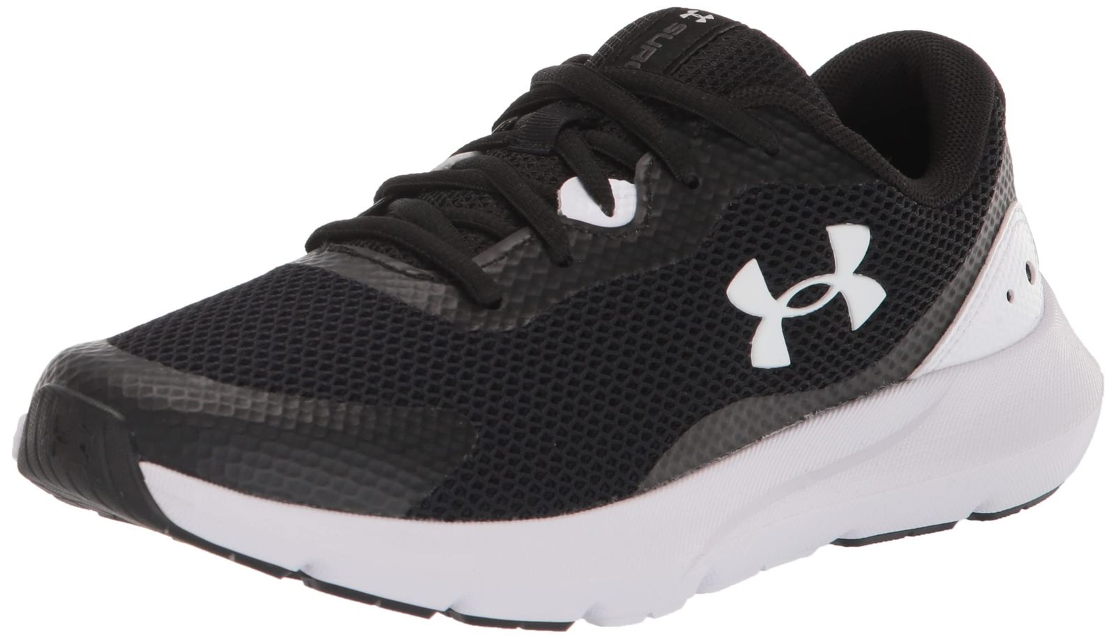 [アンダーアーマー] UA BGS Surge 3 [Black / White / White] [24.5 cm] アンダーアーマー UNDER ARMOUR ジュニア スニーカー UA BGS Surge 3 3024989 （ブラック） -靴＆ファッション通販  ロコンド〜自宅で試着、気軽に返品