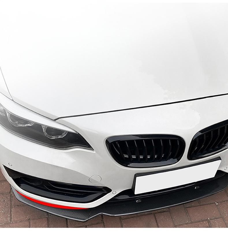 BMW 2シリーズ F22 220i 225i 228i 2014-19年 カーボンファイバー調フロントリップ フロントバンパー エアロパーツ改造