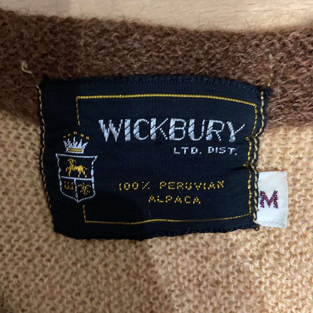 WICKBURY カーディガン ニット Mサイズ ヴィンテージ