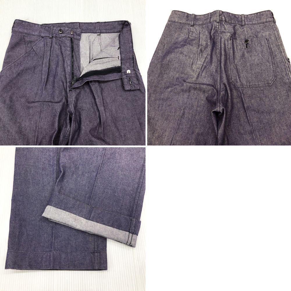 USED】French Marine Denim Work Pants フランス海軍 デニム ワーク 