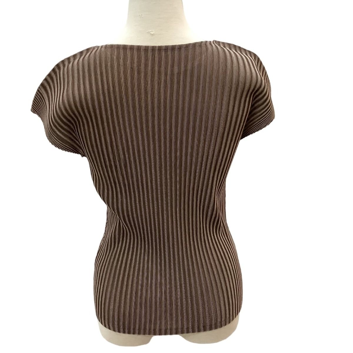 ♪♪ISSEY MIYAKE イッセイミヤケ PLEATS PLEASE カットソー SIZE 3 PP01FK352 ブラウン USTAUSTRALIA_COM_AU