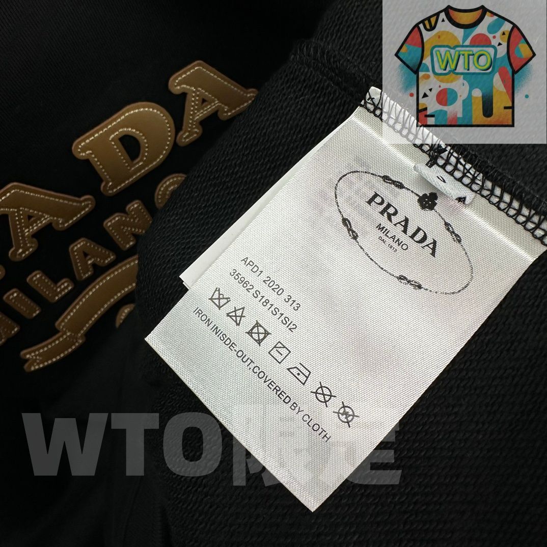 本日限定特価】PRADA メンズ＆レディース スウェットシャツ ロゴ