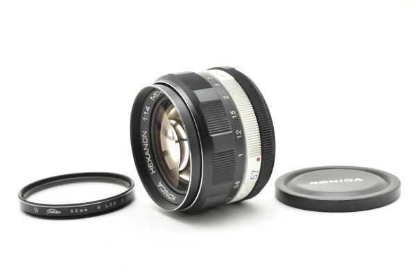 ☆希少品 / 美玉☆ Konica コニカ HEXANON 57mm f/1.4 ARマウント MF