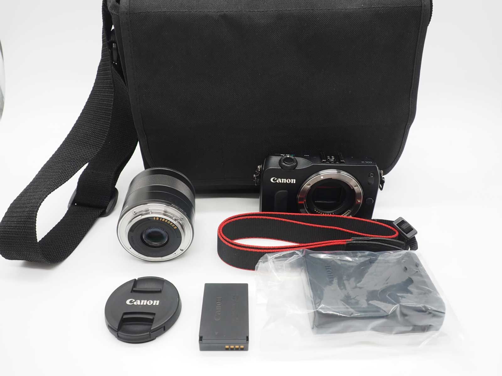 キャノン Canon EOS M Mirrorless Digital Camera Black 18 55 mm Lens Z 5537 A