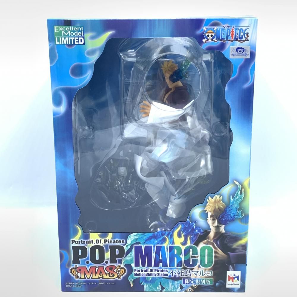 【中古】開封) ワンピース Portrait.Of.Pirates 不死鳥マルコ 限定復刻版[10]