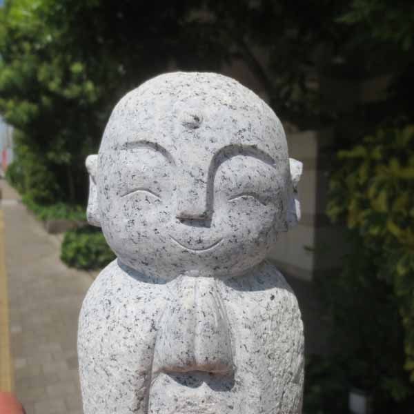 メルカリ出品石地蔵ＮＯ130 おじぞうさん おじぞうさま かわいい ちいさい 癒しのお地蔵さん