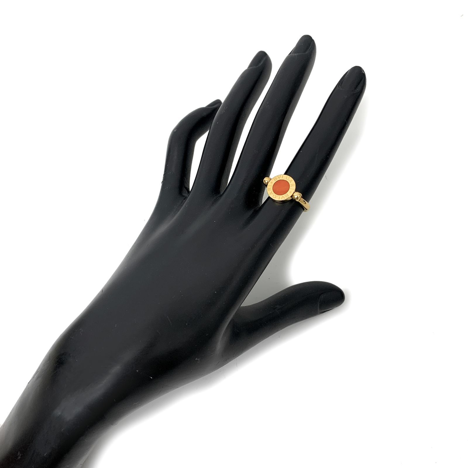 BVLGARI ブルガリ 750 フリップリング ブルガリ・ブルガリ オニキス 