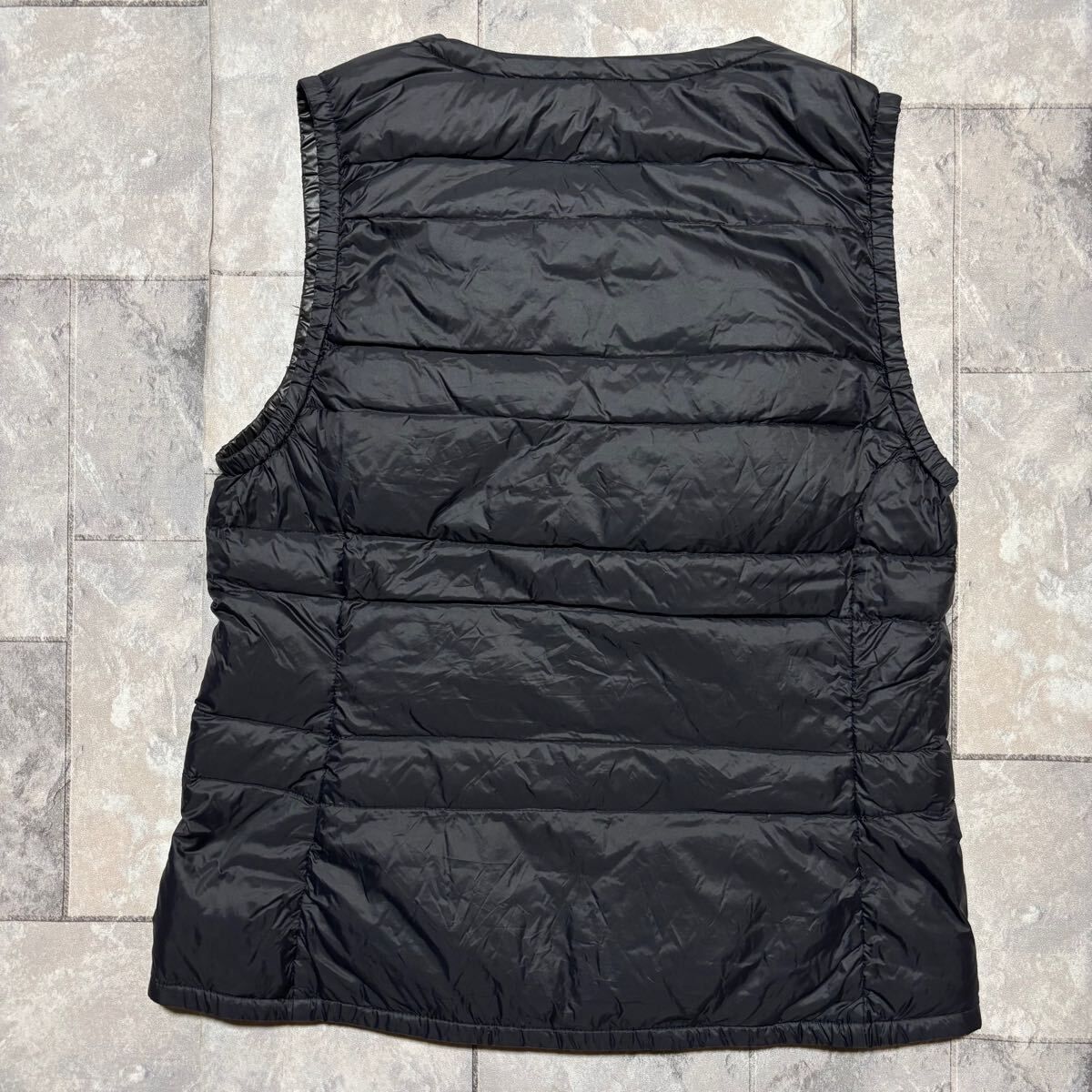 Hunch ハンチ Down vest ダウンベスト ノーカラー インナーダウン 