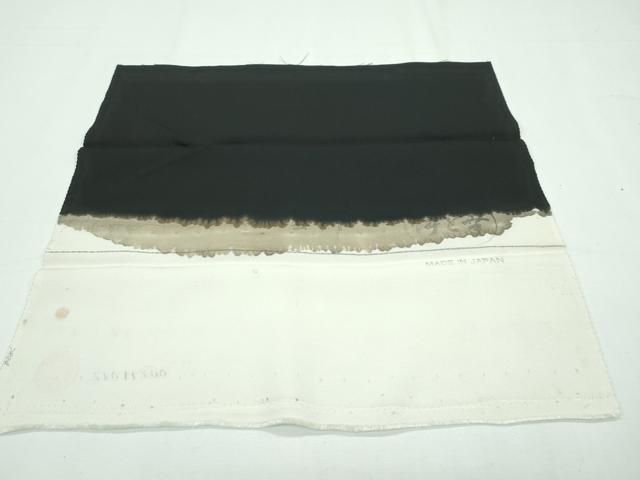 平和屋本店□極上 銀座 越後屋 訪問着 刺繍 雪輪草花文 黒地 金彩 伊と