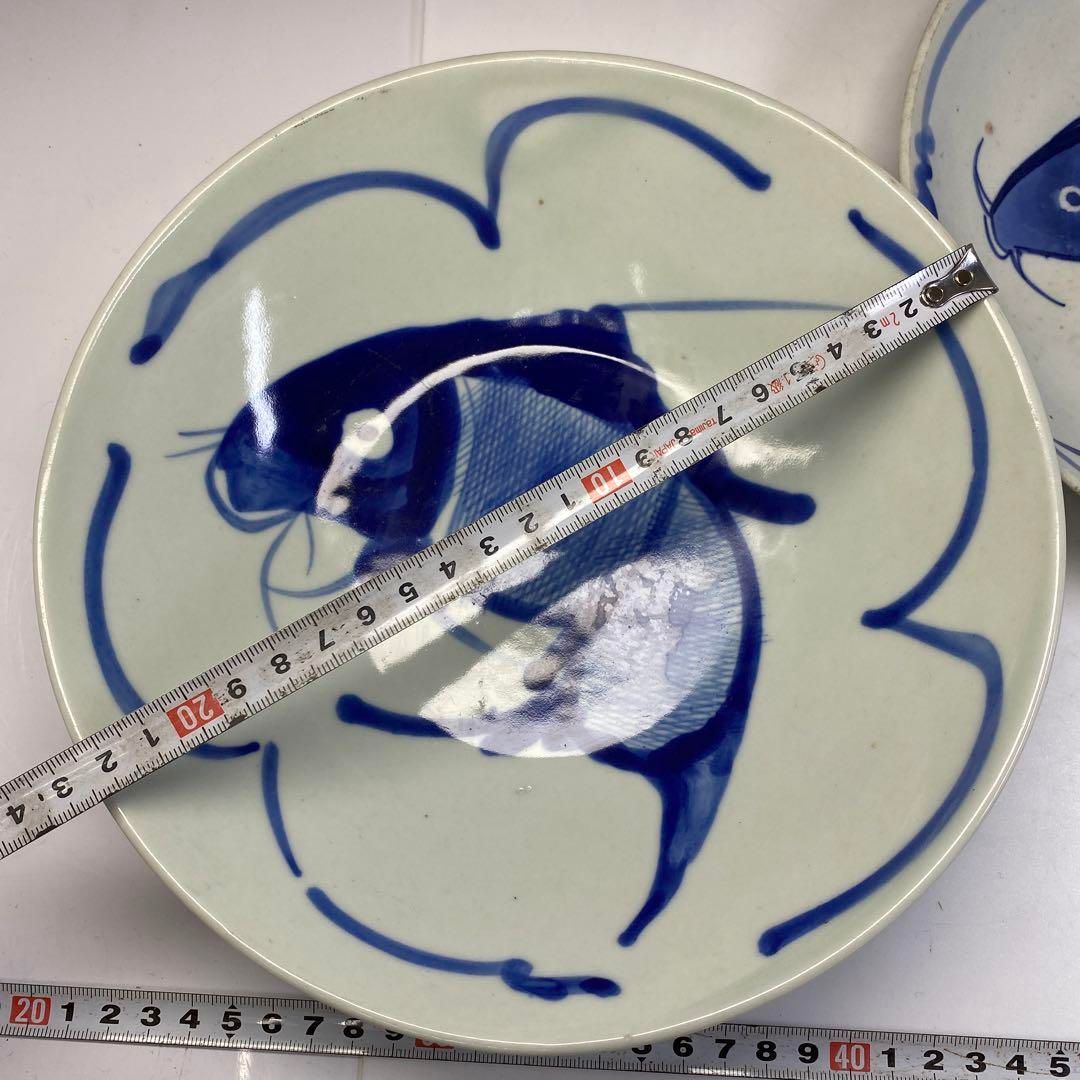 中国民国時代 魚図鉢等3点 東さ6-0805① 中国民国時代 魚図鉢等3点 東