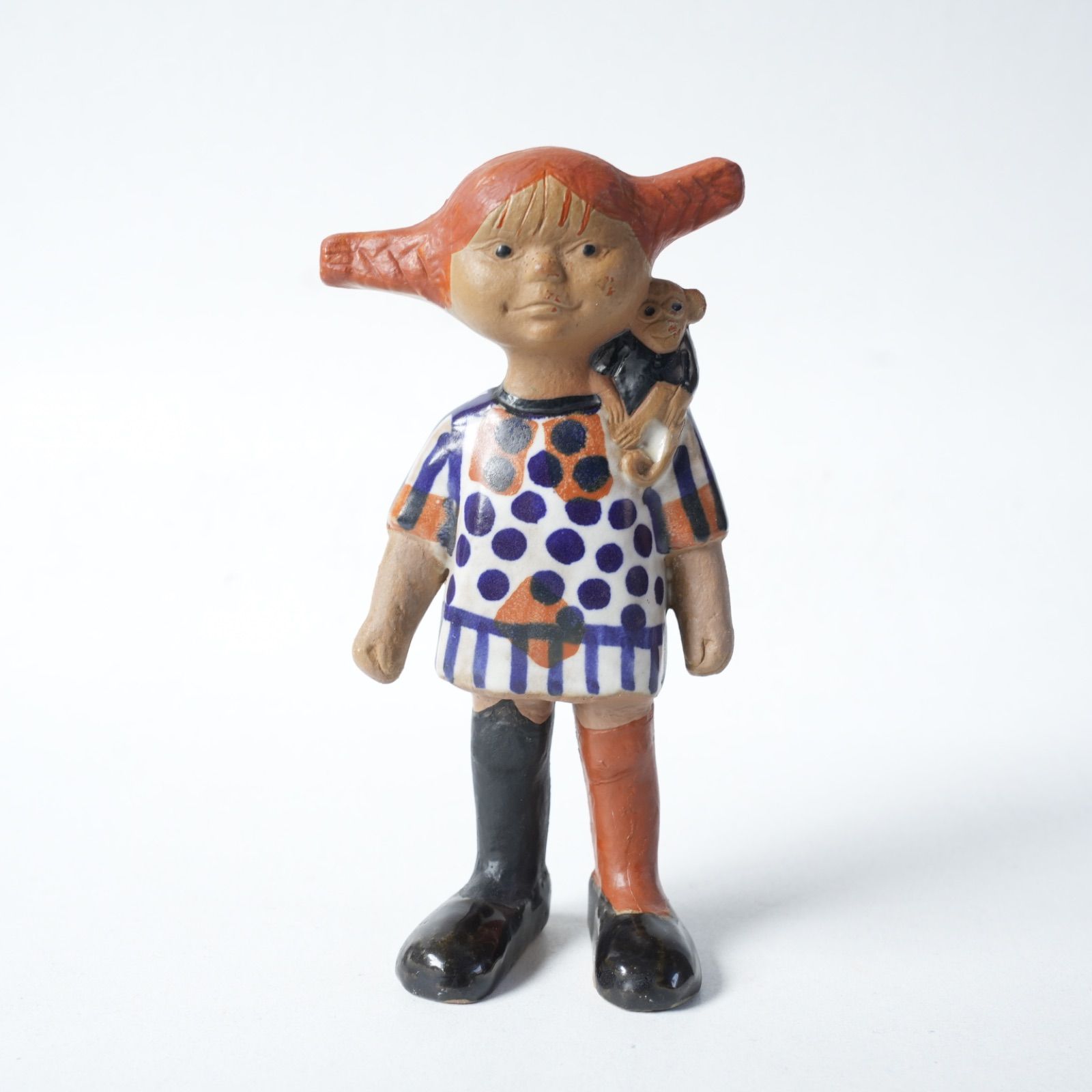 希少　リサラーソン Lisa Larson 長くつ下のピッピ　グスタフスベリ 希少 リサ・ラーソン（Lisa Larson）グスタフスベリ 長くつ下のピッピ