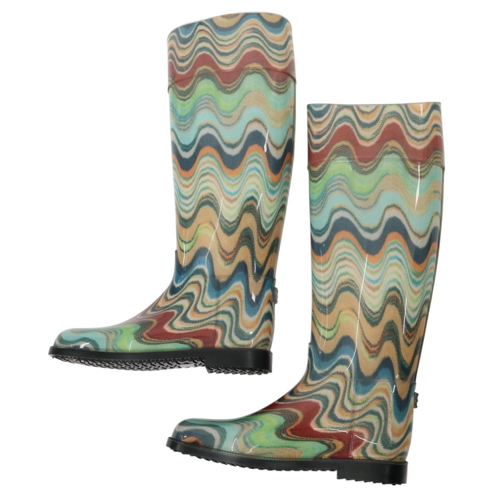 MISSONI ミッソーニ レインブーツ＊ - メルカリ