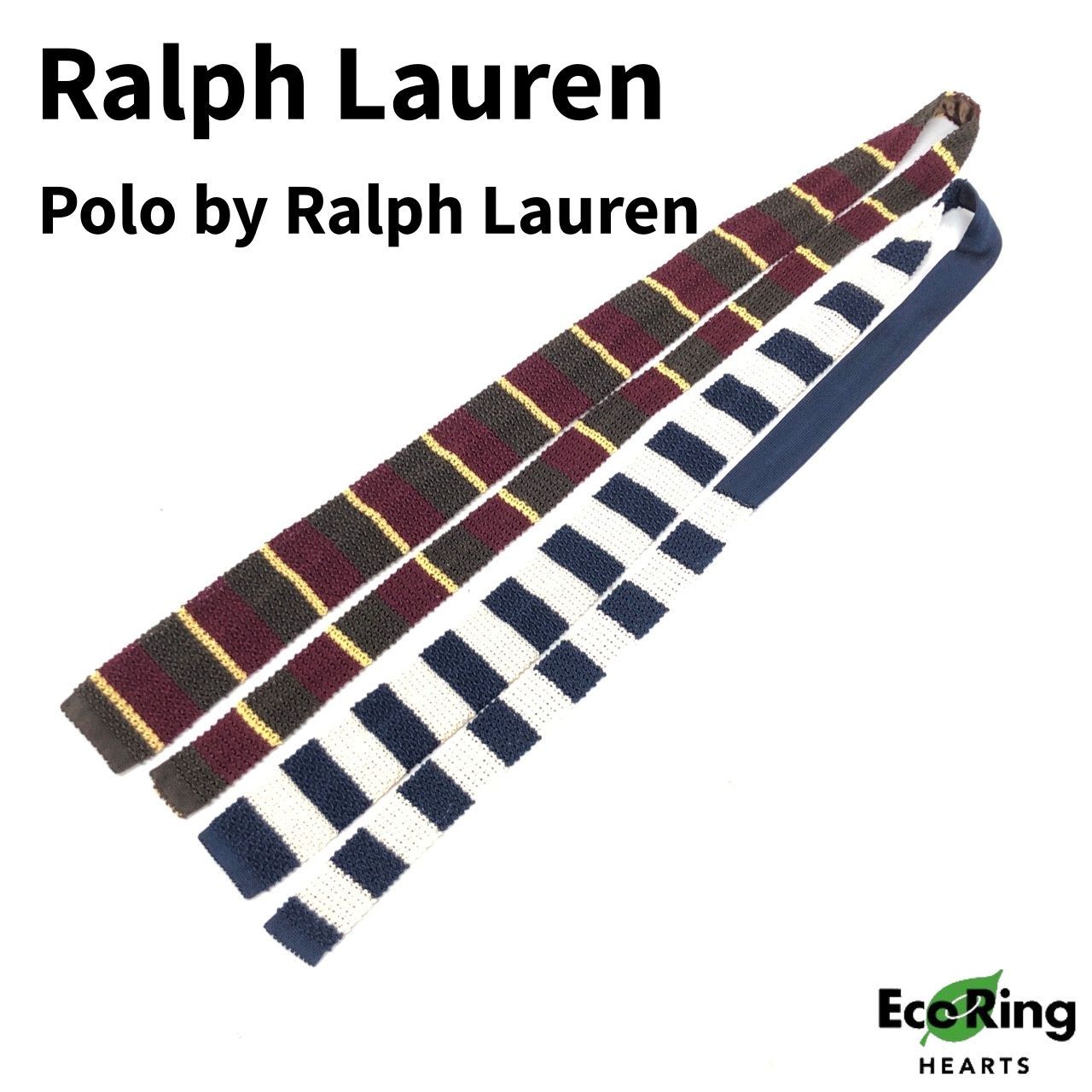 【Tatsu Nakao様】ラルフローレン ニットタイ Polo by Ralph Lauren ニットタイ シルク ブラック Tatsu Nakao様