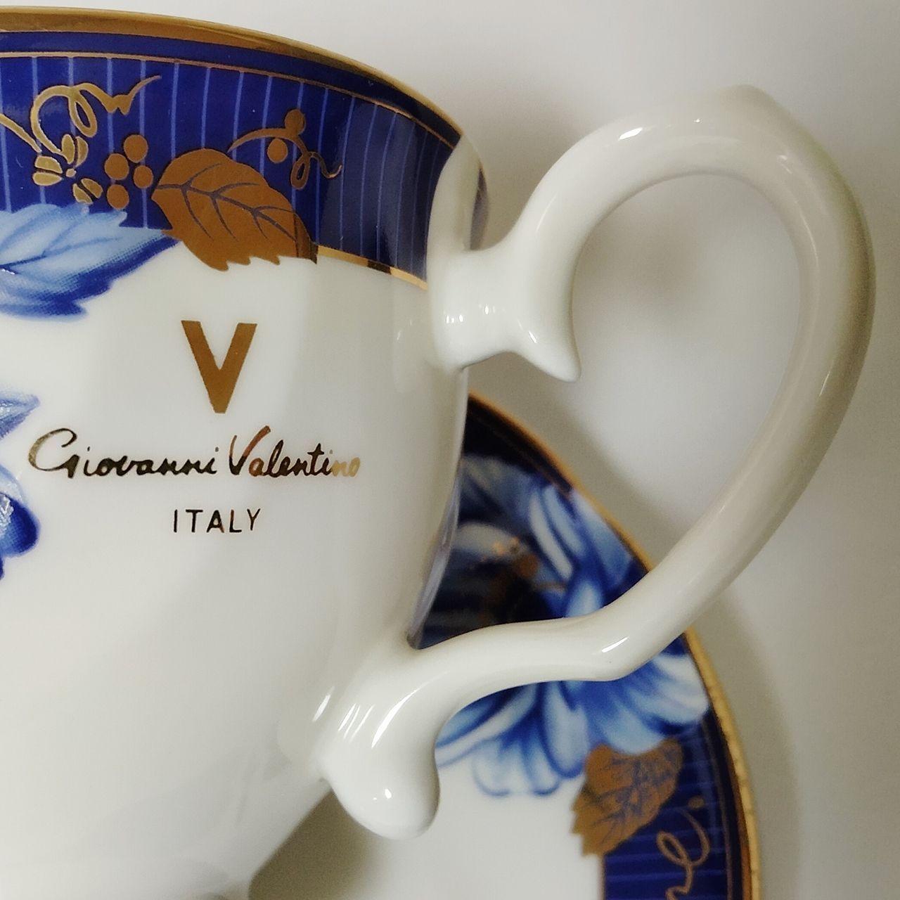 GIOVANNI VALENTINO ジョバンニ バレンチノ 五客コーヒー碗皿 GV-9120 金彩 ITALY コーヒーカップ ５客セット  カップ＆ソーサー 食器 陶磁器 - メルカリ