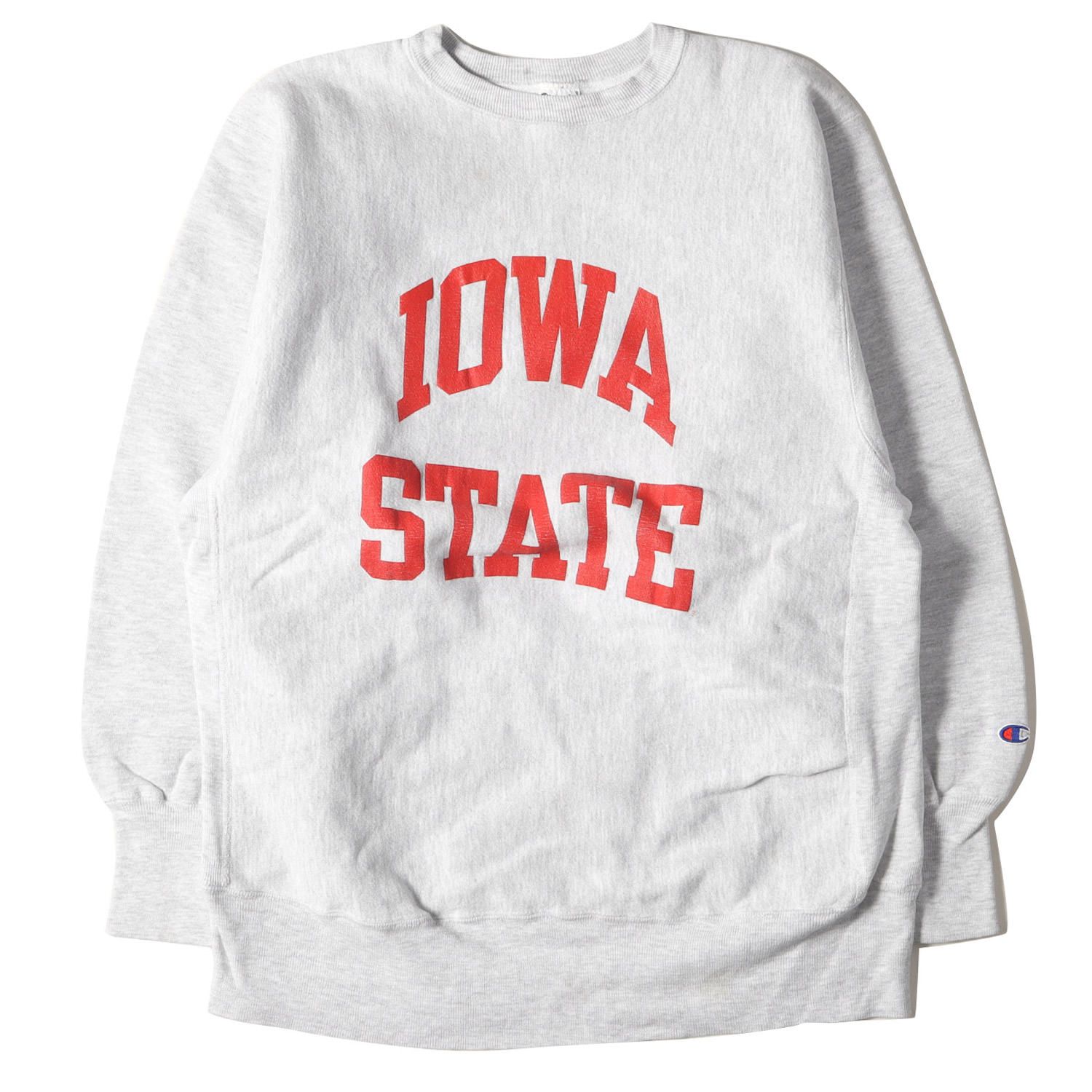 良好 黒 IOWA 90s L USA 新入荷アイテム リバースウィーブ アイオワ