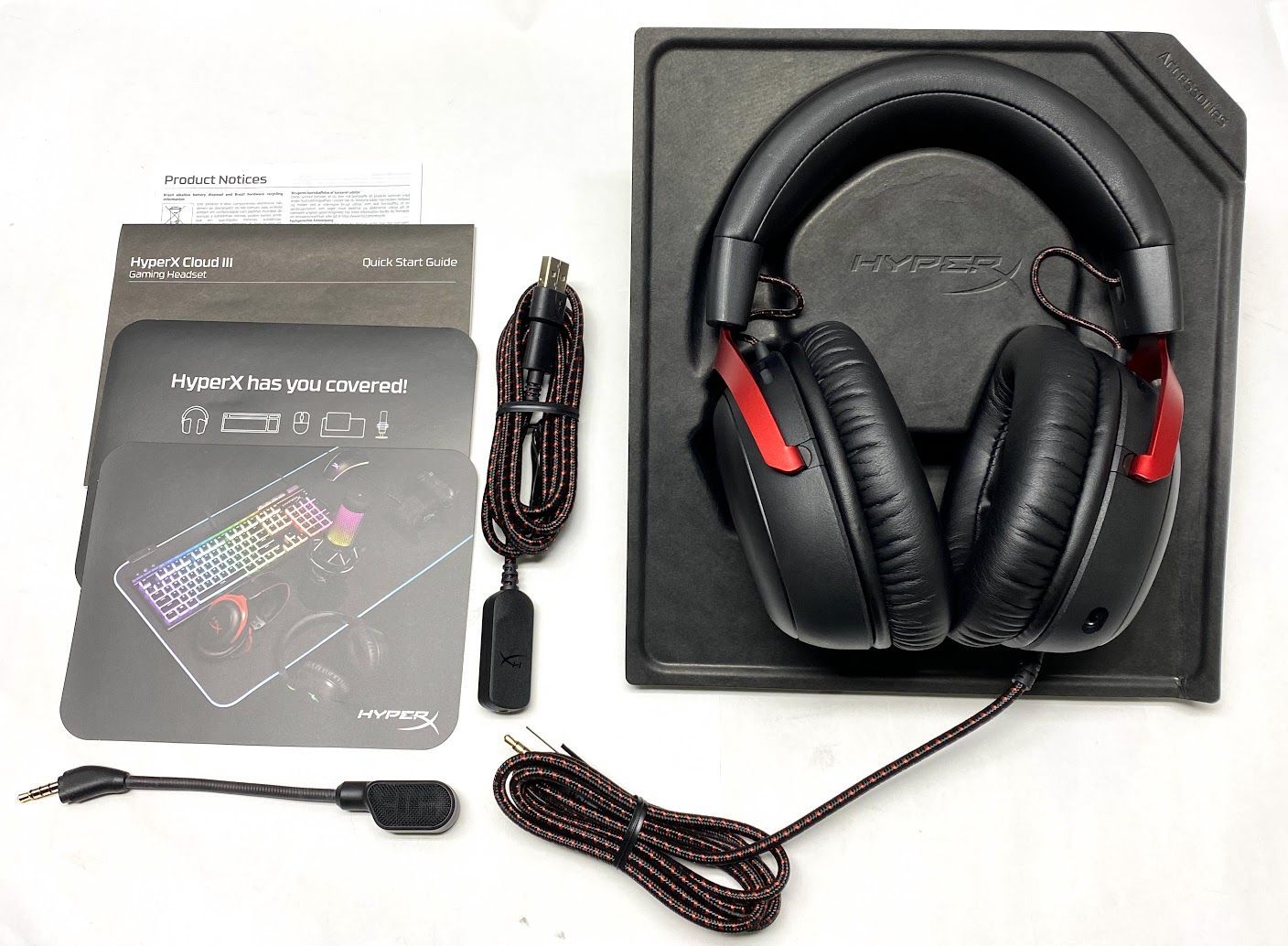 HyperX Cloud IIIゲーミングヘッドセット DTS Headphone X 727A9AA