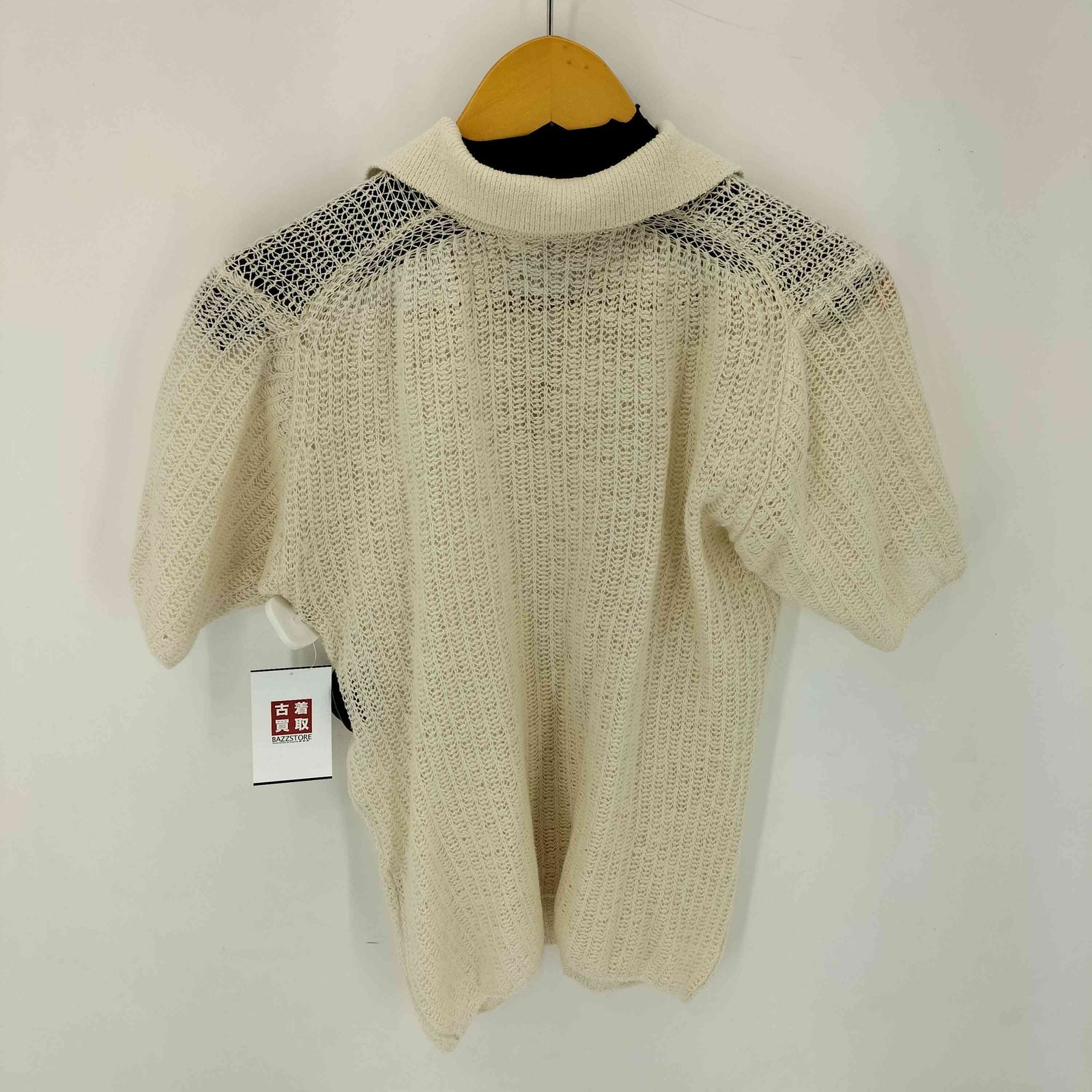 オーラリー AURALEE 23SS BRUSHED COTTON WOOL RIB KNIT SKIPPER POLO 