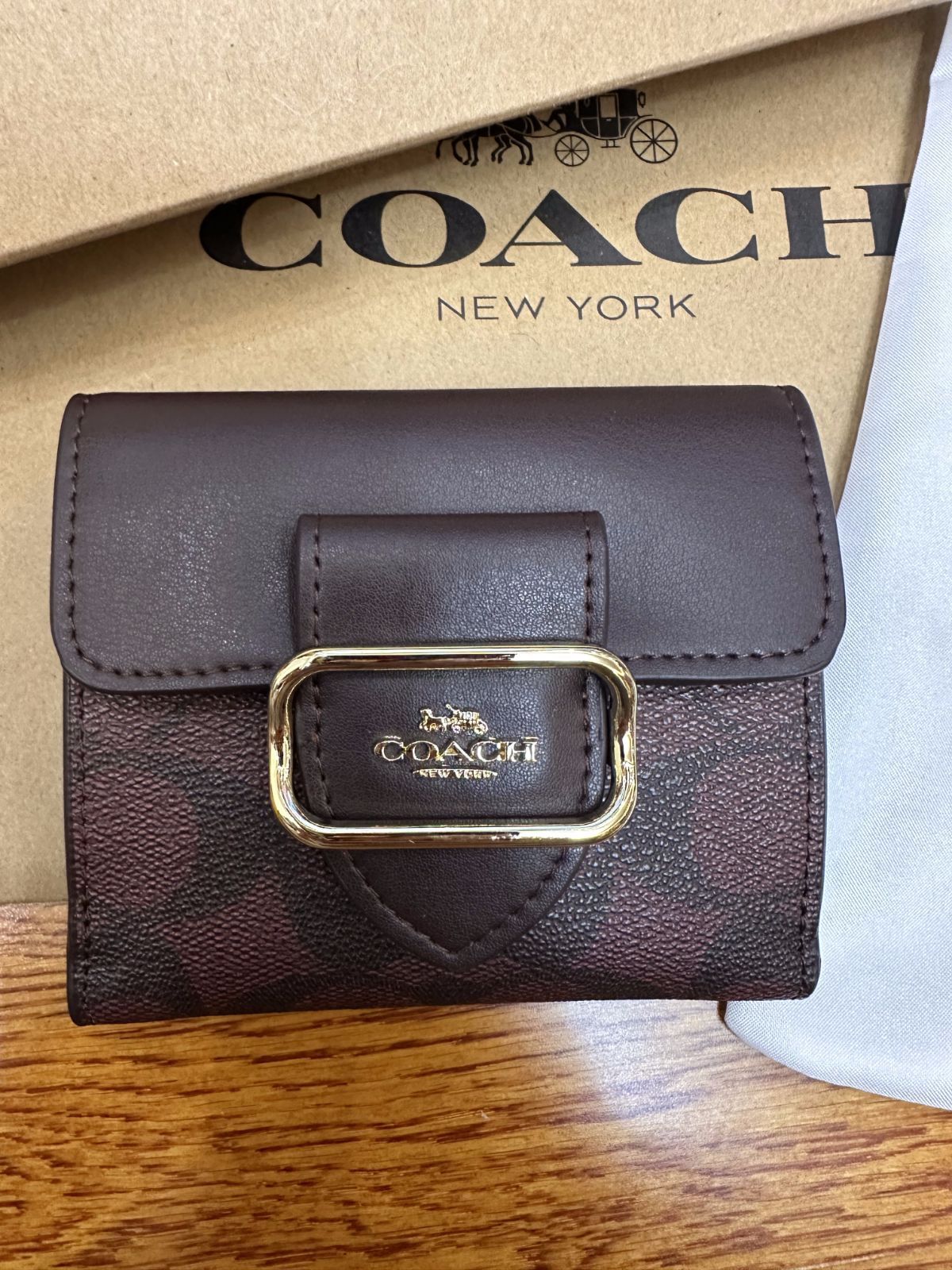 新品未使用 COACH/コーチ レディース ２つ折財布 CL655 - メルカリ