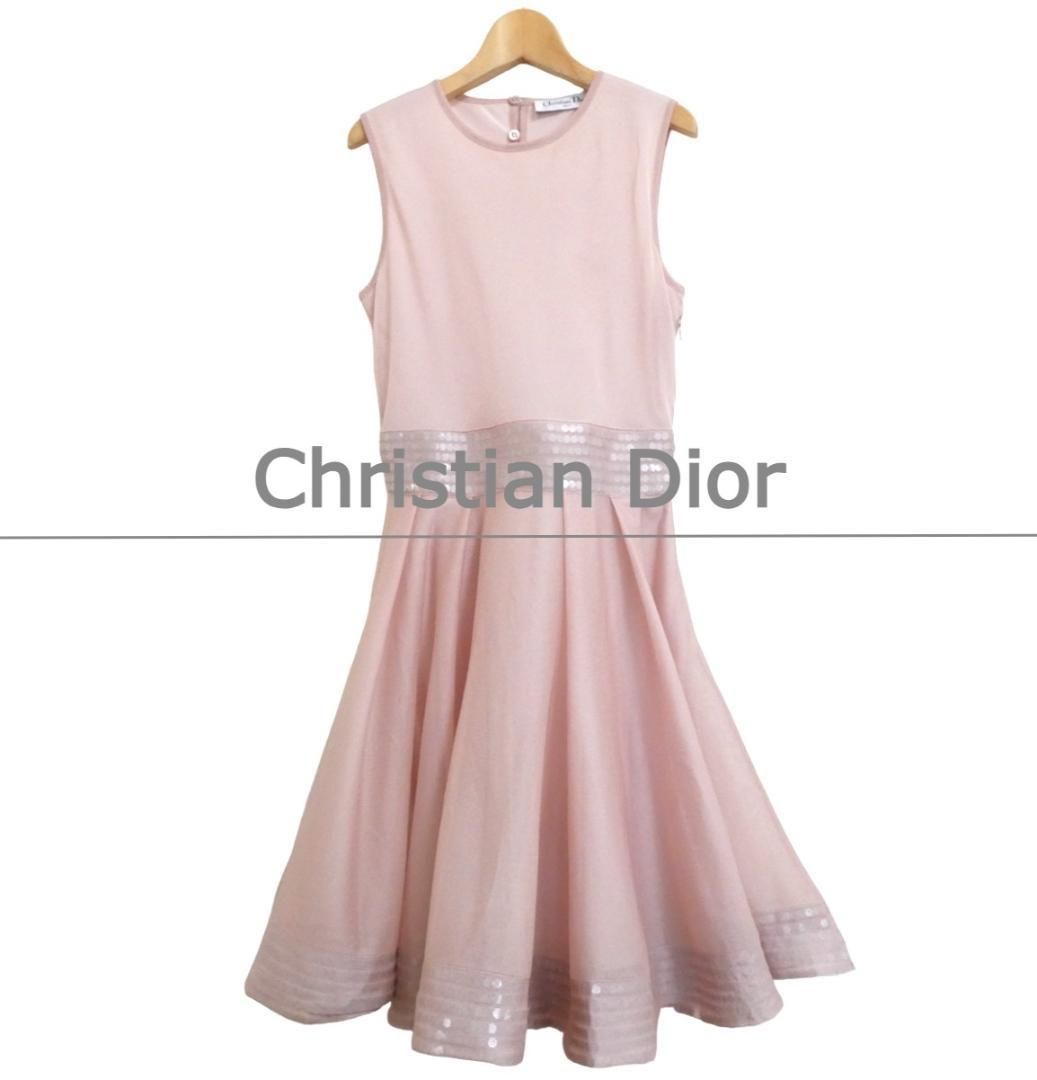 美品 Christian Dior クリスチャンディオール サイズI40 ノースリーブ