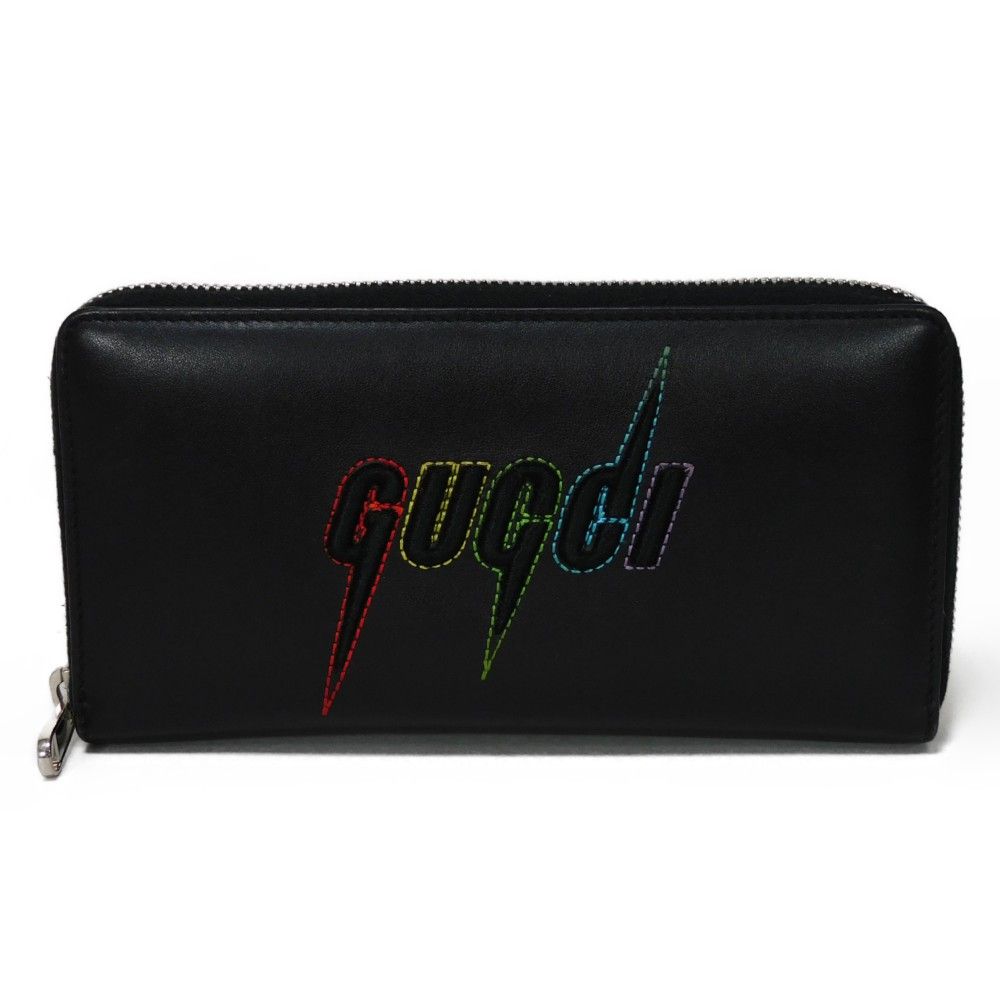 GUCCI グッチ ブレード エンブリロイダリー ジップアラウンド  