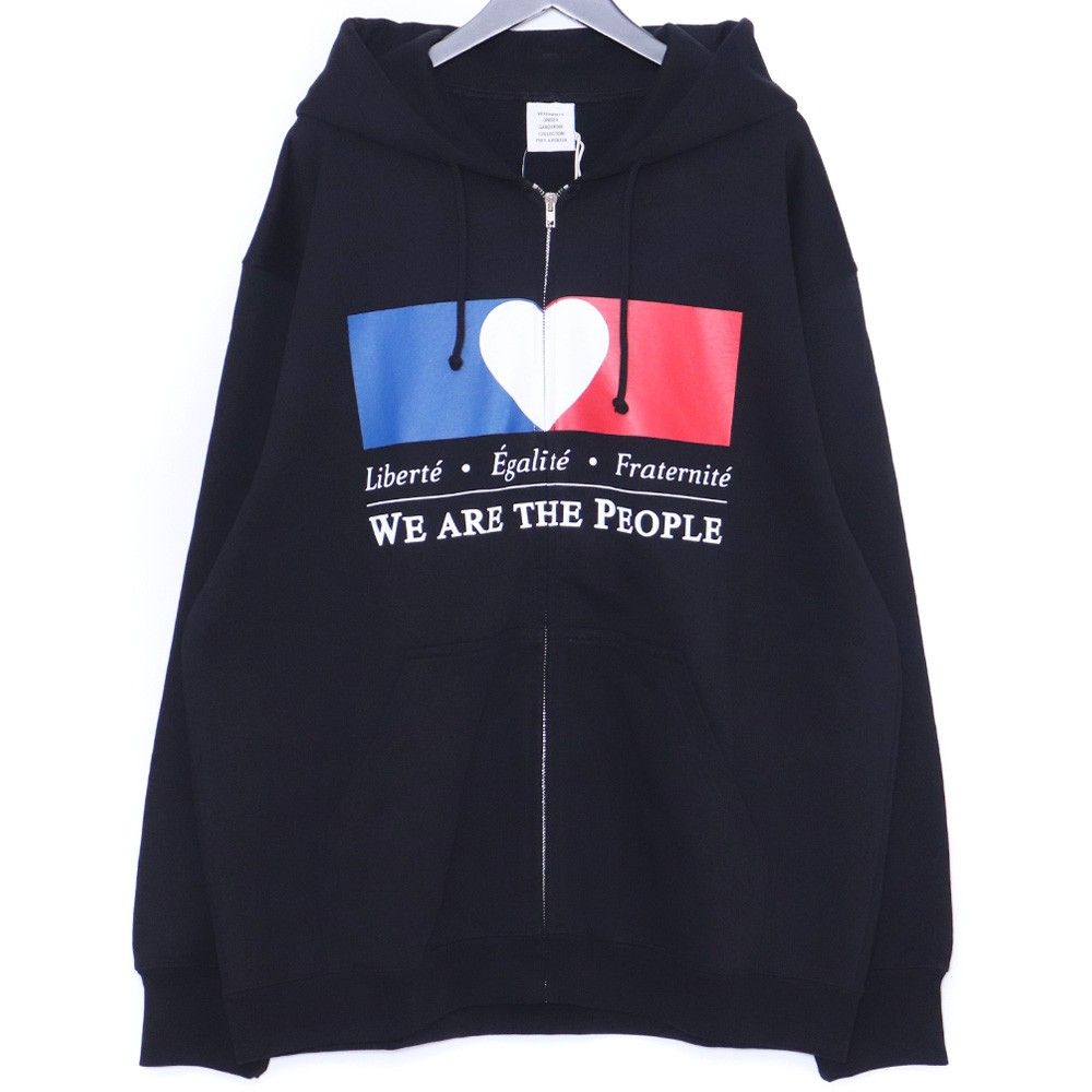 VETEMENTS We Are The People Zipped Hoodie Lサイズ ブラック