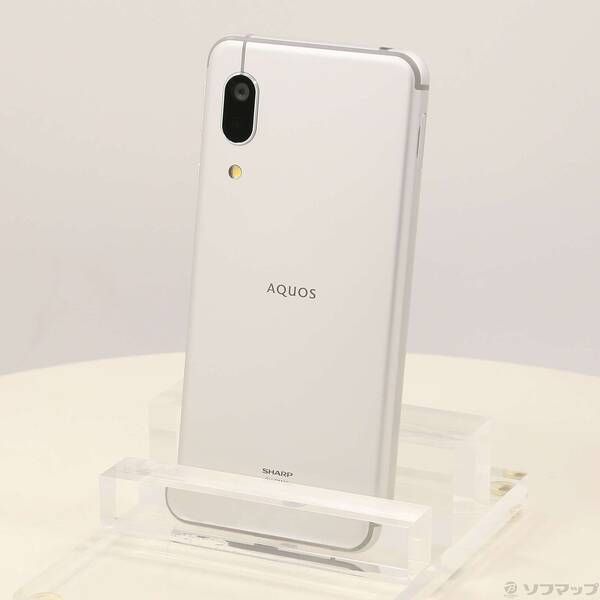 スマートフォン・携帯電話 〔品〕 AQUOS sense3 lite 64GB シルバー