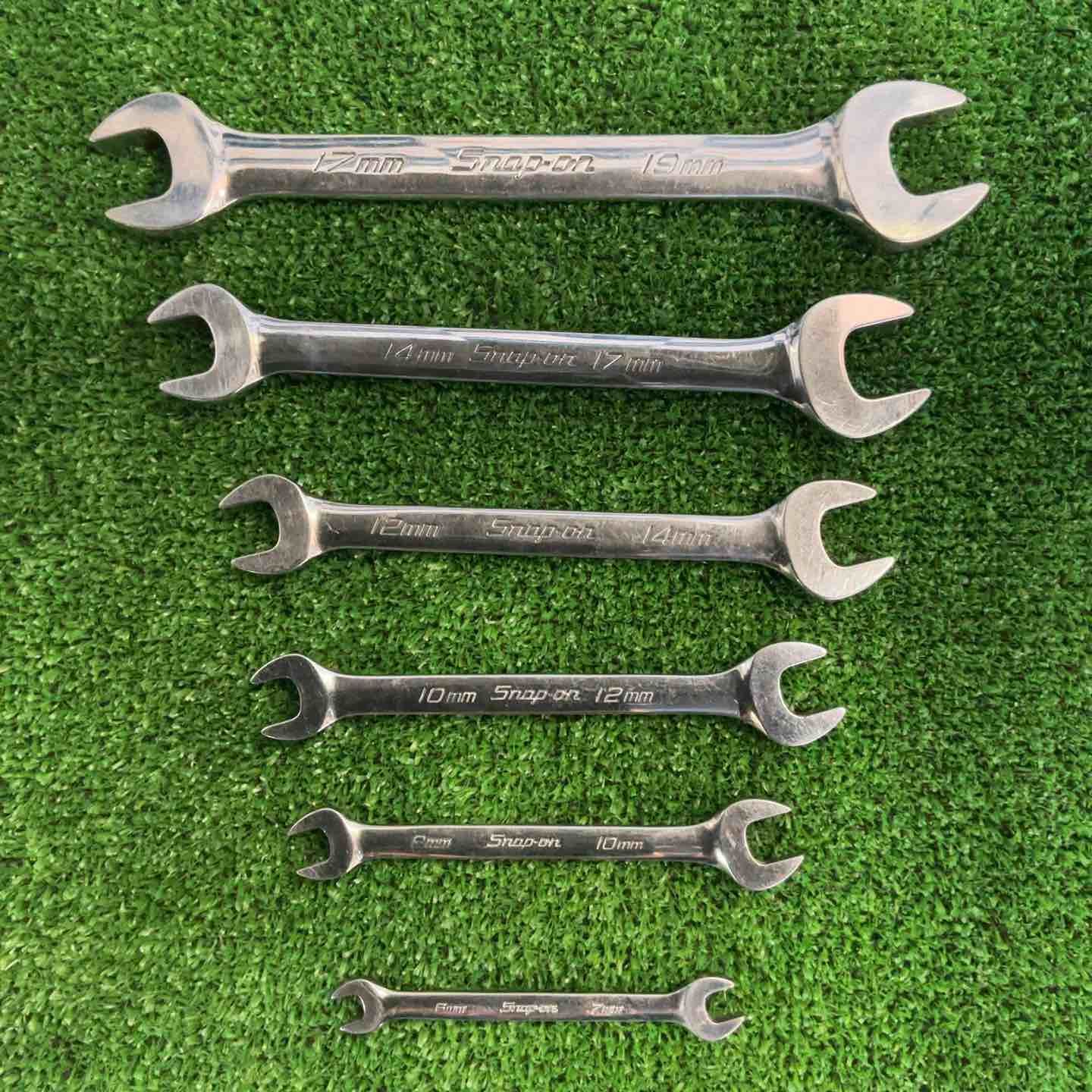 スナップオン Snap-on オープンエンドレンチ 両口スパナ 6本セット 草加店