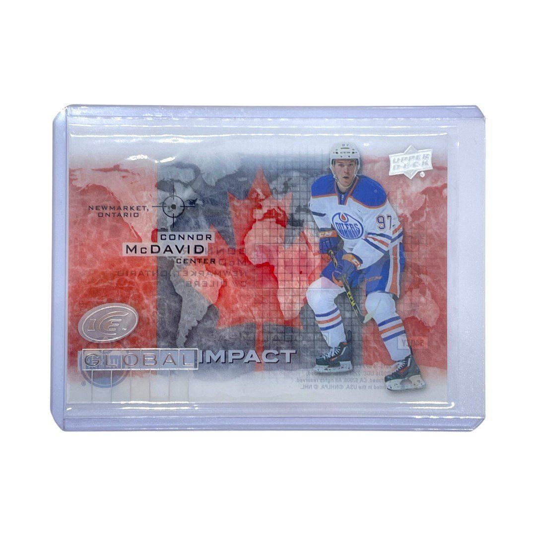 UPPER DECK NHLカード GLOBAL IMPACT CONNOR McDAVID OILERS GI-CM IT1