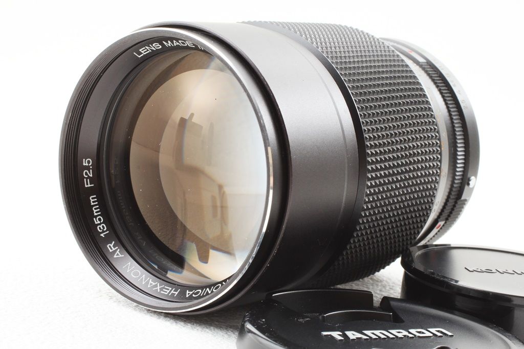 カメラ 極上品 KONICA コニカ HEXANON ヘキサノン AR 135mm F2.5 中望遠