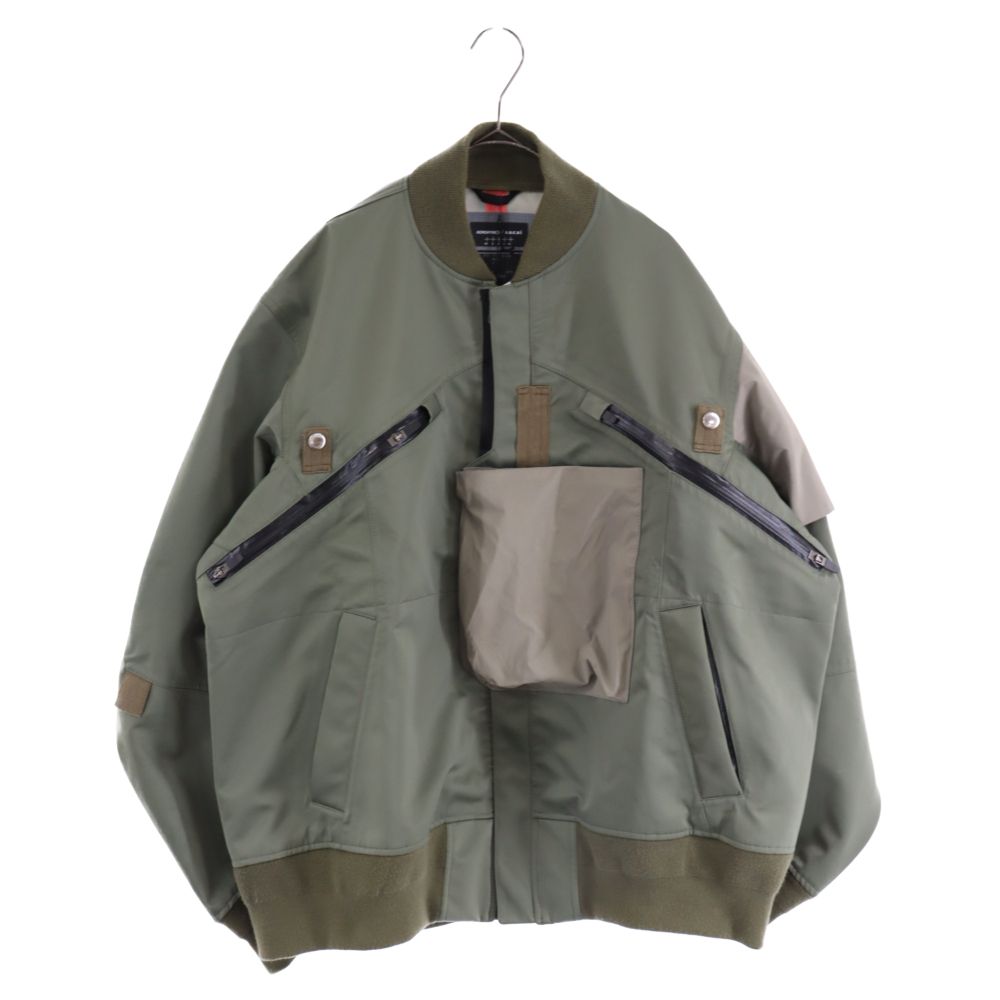 Sacai サカイ ×ACRONYM 22SS BOMBER JACKET アクロニウム ボンバージャケット ブラック 22-02762M