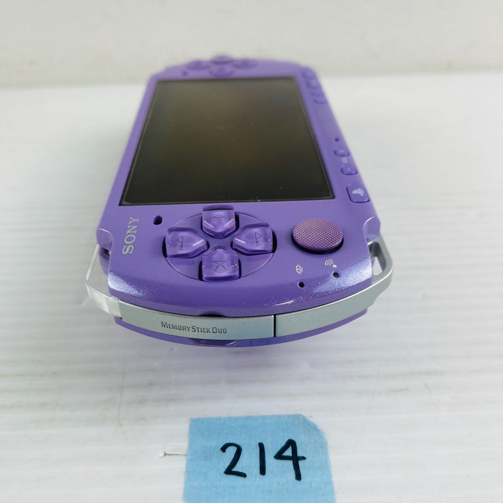 PlayStation Portable - 美品 SONY PSP-3000 ライラックパープル モンハン日記 アイルー村 ◇214 【限定色！本体＋ソフト】【動作OK】PSP