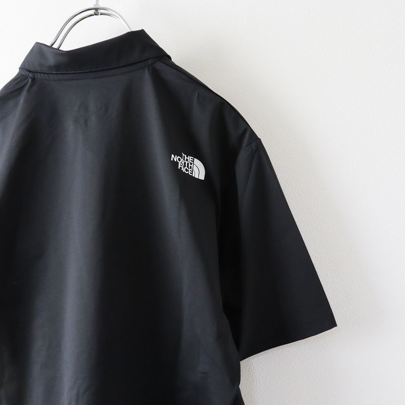 ノースフェイス テックポロ NT12399R サイズL 黒 美品 ノースフェイス THE NORTH FACE NT12399R テックポロ Tech Polo