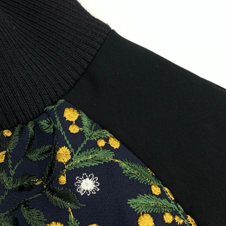 LOKITHO ロキト EMBROIDERY COMBI BLOUSON エンブロイダリー