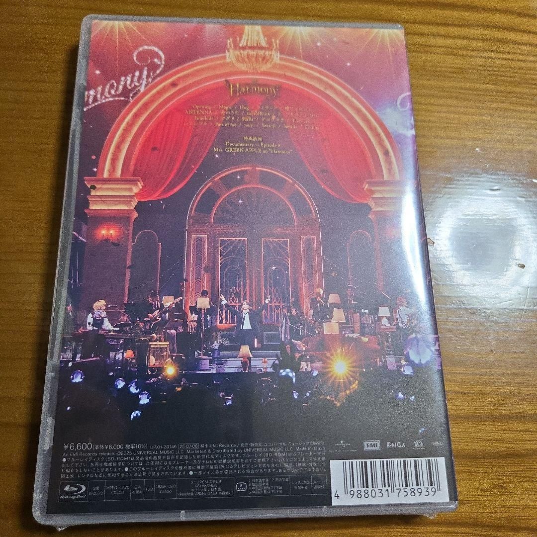 新品未開封 Mrs. GREEN APPLE on “Harmony” (2枚組)[DVD] 通常版