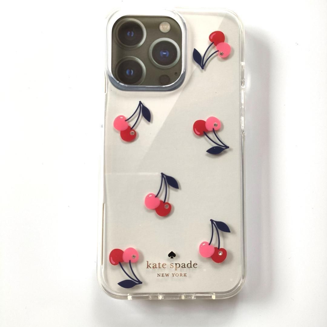 【新品未使用】Kate Spade iPhone ケース 13 Pro チェリー 楽天市場】ケイトスペード kate spadeアイフォン ケース チェリー柄