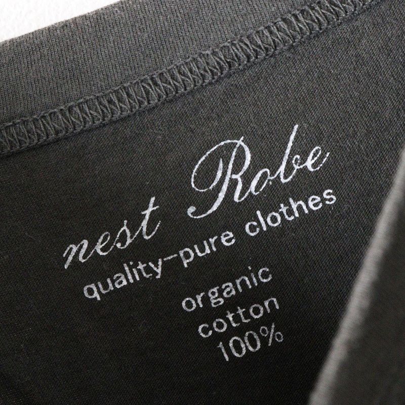 ネストローブ nest Robe コットン 製品染め クルーネック T